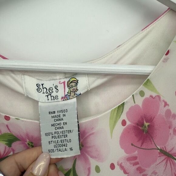 She’s The 1 Girls Floral Butterfly Midi Dress Y2k Size 16 Girl - Picture 4 of 9